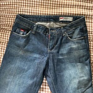 Y2K low rise jeans - gas